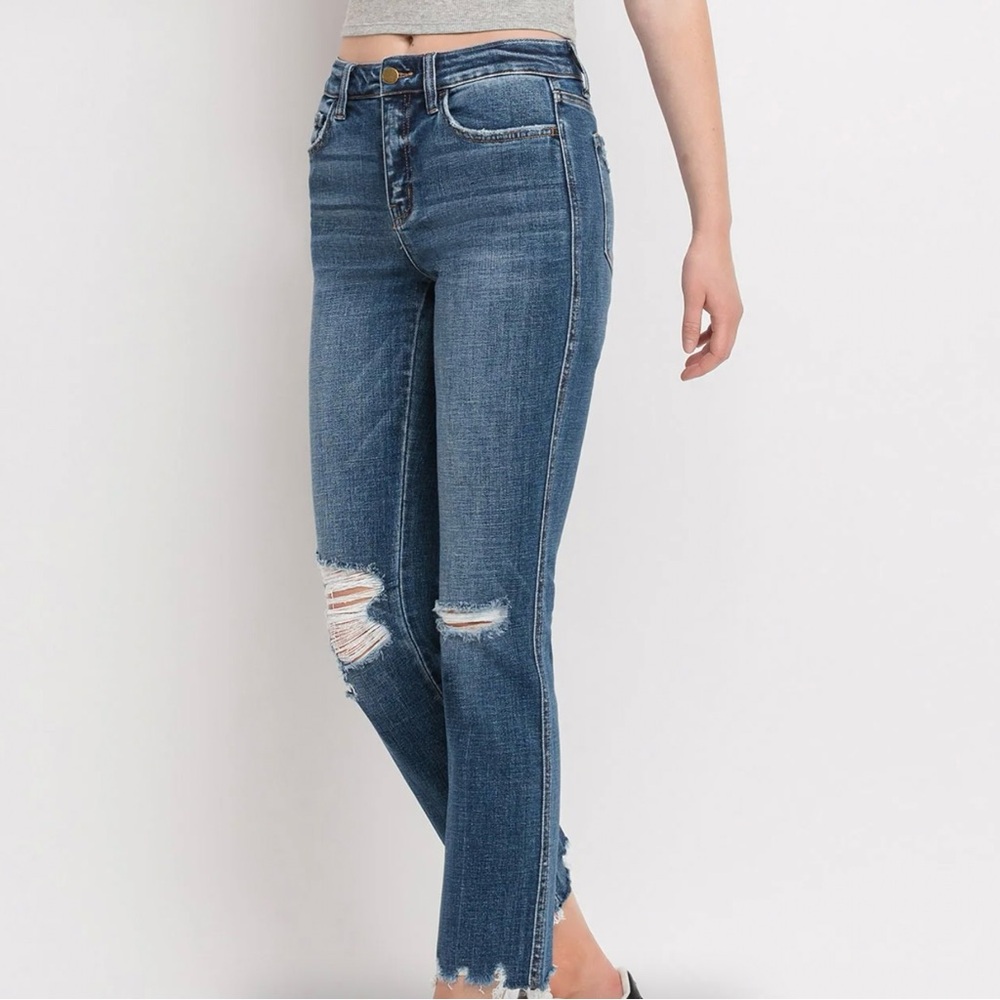 Levi’s High-Rise 721 Distressed Skinny Jeans - Size 26